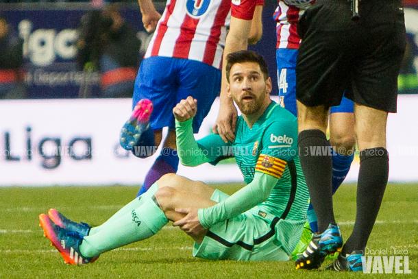 Messi estuvo muy participativo en los primeros 45 minutos del encuentro. | Foto: Daniel Nieto - VAVEL