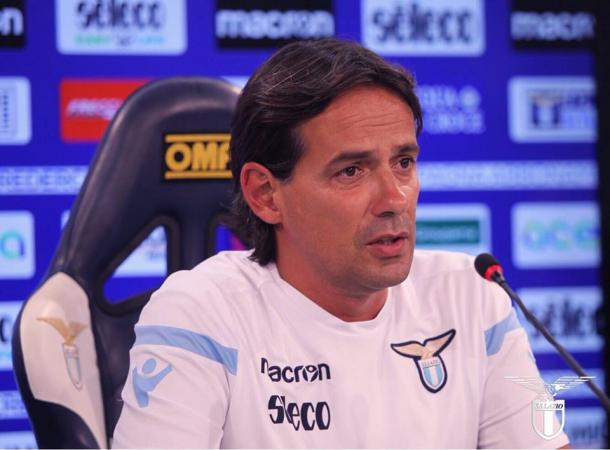 Inzaghi en rueda de prensa previa al partido / Foto: Lazio