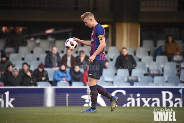 Oriol Busquets, jugador del FC Barcelona B. FOTO: Noelia Déniz