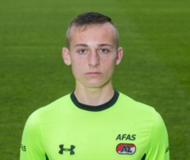 AZ Alkmaar youngster Diego Coret is hoping to earn a scholarship with Leicester City. Photo: AZ Alkmaar