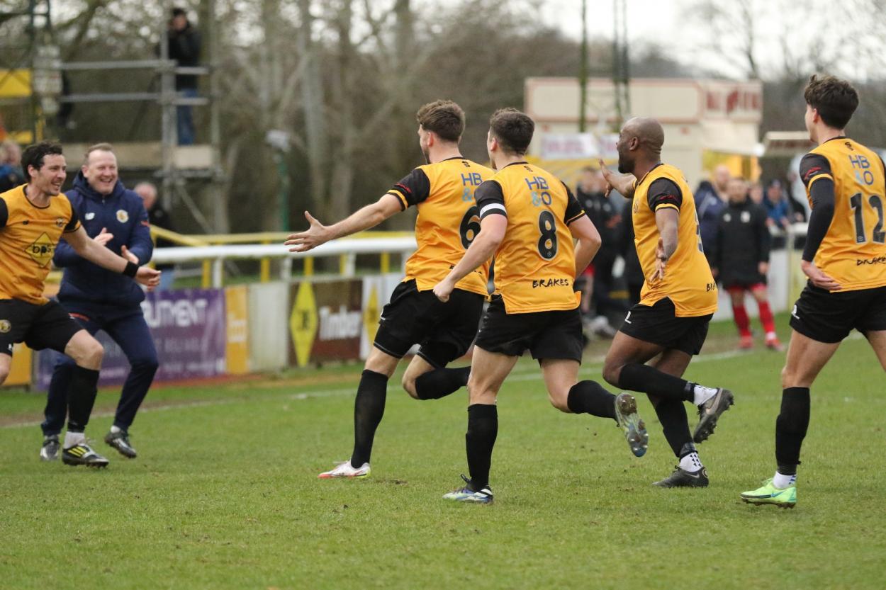Leamington had fresh hope breathed into them after beating high fliers Darlington. (Photo by Tim Nunan)