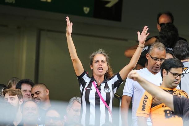 A torcedora quer ver o Atlético conquistar o título brasileiro (Foto: Bruno Cantini/Atlético-MG)