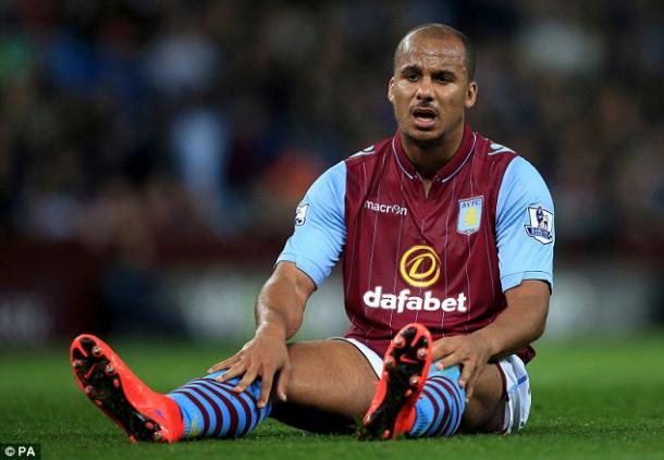 It's been a dreadful season for Villa, and for now former club captain Agbonlahor. (Photo: PA)