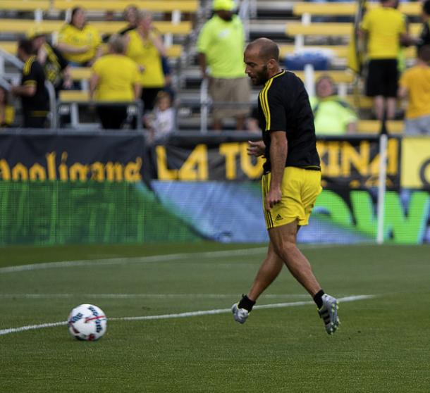 Federico Higuain training before Crew SC's match against Toronto FC. | Photo: Crew SC Communications