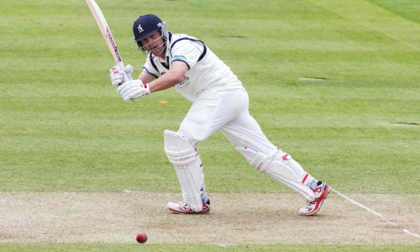 Trott plays into the leg side during his impressive knock (Photo: Mitchell Gunn: Getty Images)