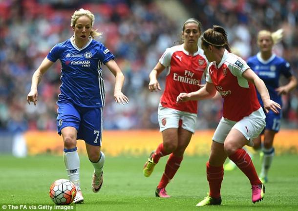 Davison struggled to make an impact on the Wembley turf. (Photo: Getty)