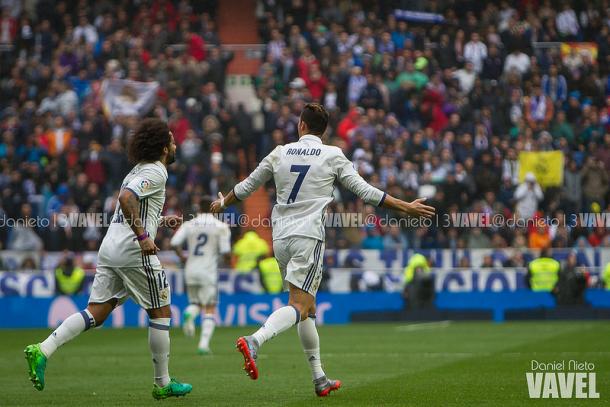 Cristiano Ronaldo celebrando el 1-0/ FOTOGRAFÍA: Daniel Nieto (VAVEL).