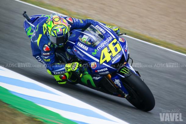 Rossi se tuvo que conformar con la 10 posición. Imagen: Lucas Andreu | Vavel España.