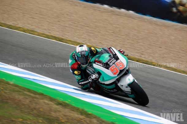 Syahrin en el GP de España, en Jerez. FOTO: Lucas ADSC - VAVEL