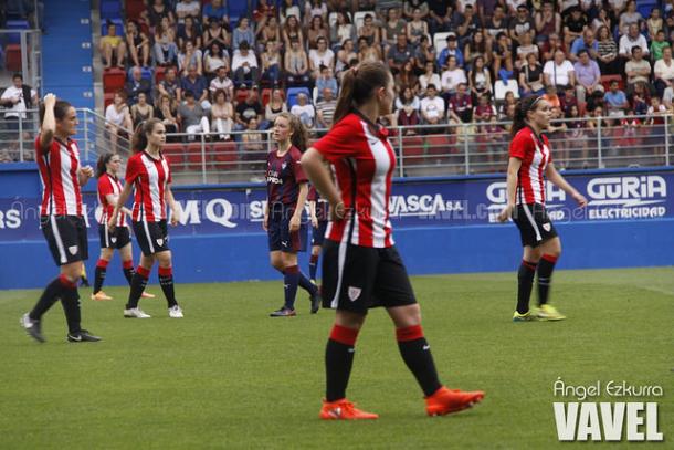 El Athletic B se despachó con un 7-2 en el global. Foto: Ángel Ezkurra-VAVEL-.