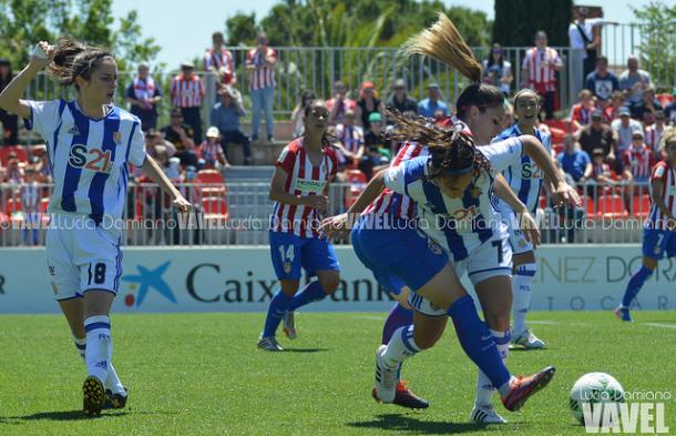 La Real Sociedad compitió muy bien en Madrid. | Foto: Lucía Damiano (Vavel).