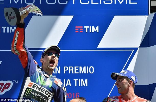 Lorenzo triumphant at Mugello despite early morning engine failure at Mugello (Getty)