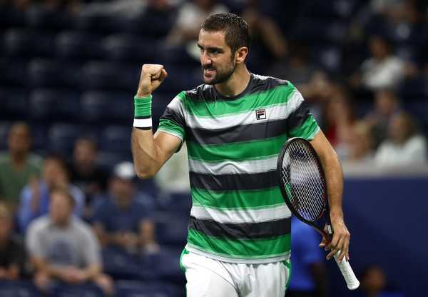 Marin Cilic ralled from 0-2 down in a late-night battle with Alex de Minaur. Photo: Julian Finney/Getty Images