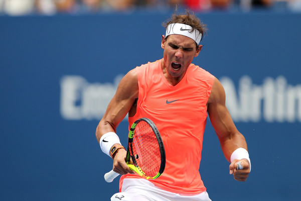 Rafael Nadal has had to battle during the first week at the US Open. Photo: Elsa/Getty Images