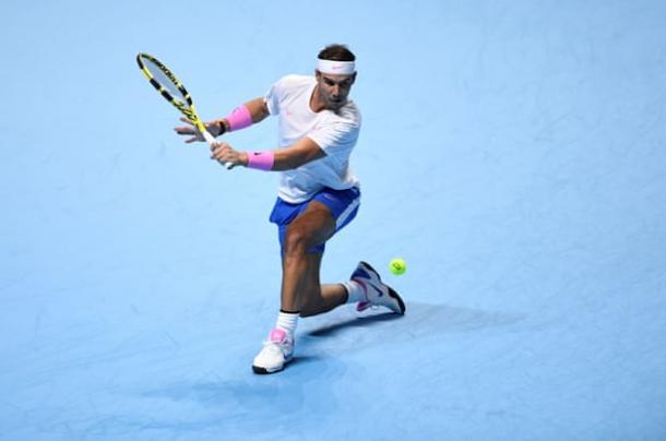 Nadal started and finished the second set with breaks of serve to force a third set/Photo: Tony O'Brien