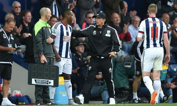 Saido Berahino has played a substitute's role for the majority of the season so far, but could start against Swansea this weekend. (Photo: Guardian)