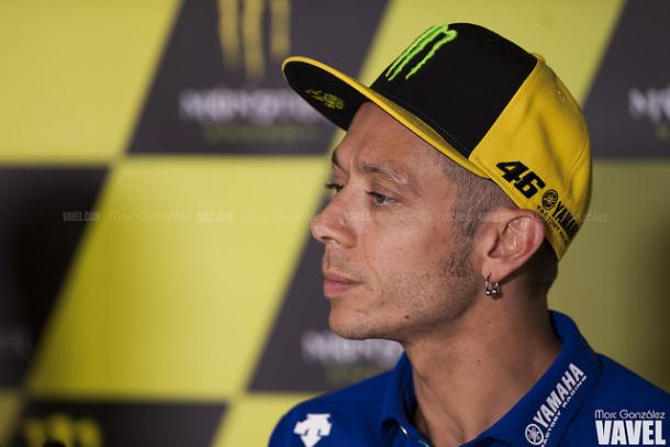 Rossi, durante la rueda de prensa / Foto: Marc González