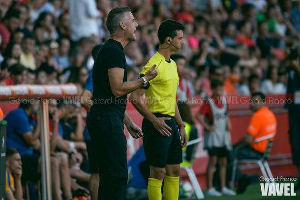 Lluís Carreras fue destituido tras tres derrotas y un empate | Foto: Gerard Franco (VAVEL)