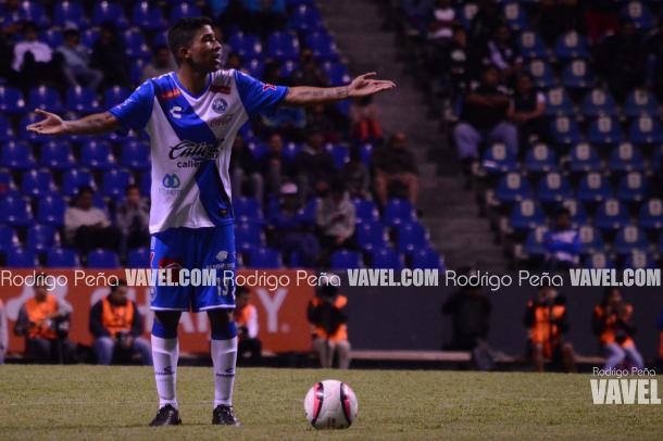 Marrugo anotó su primer gol con la Franja | Foto: Rodrigo Peña