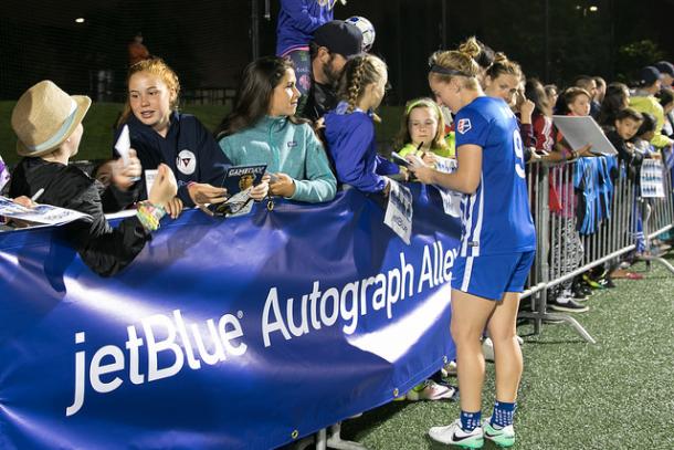 JetBlue Airways will now be featured prominently at Jordan Field | Source: bostonbreakerssoccer.com