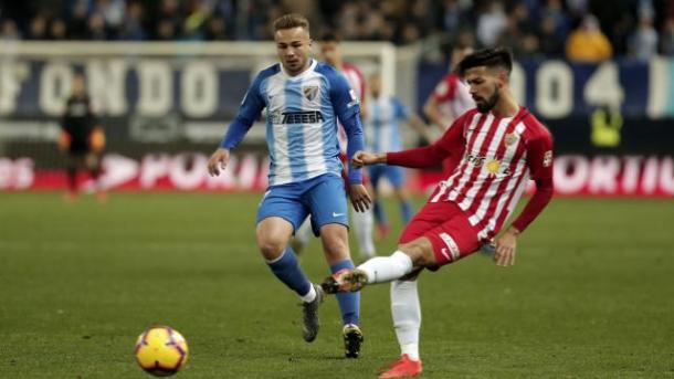 El Almería con la posesión | Fotografía: La Liga