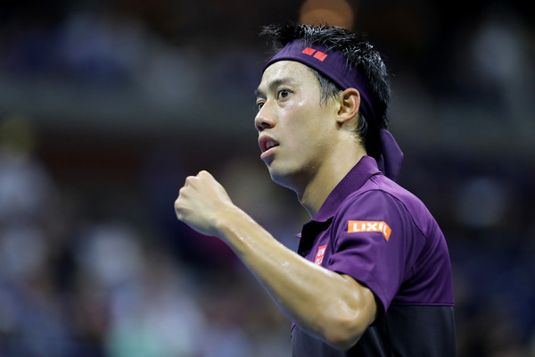 Kei Nishikori's comeback took a big step forward as he reached the semis at the US Open. Photo: Elsa/Getty Images