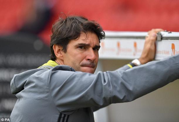 Above: Aitor Karanka during Middlesbrough's 2-0 win over Doncaster Rovers | Photo: PA