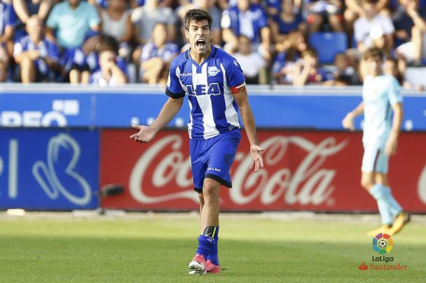Manu jugó más adelantado en los minutos finales | Fotografía: La Liga