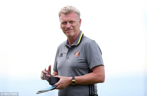 Above; David Moyes watching over his new Sunderland AFC side | Photo: Reuters