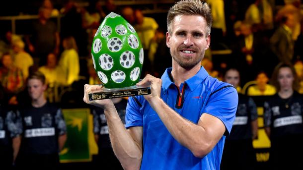 Peter Gojowczyk will look to defend his title in Metz after winning his maiden crown a year ago. Photo: ATP World Tour