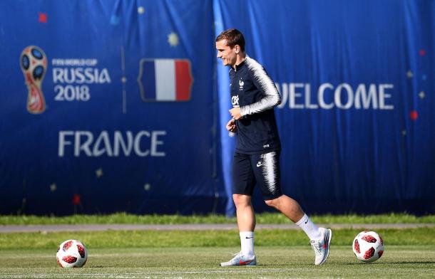 Antoine Griezmann en un entrenamiento | Foto: FIFA