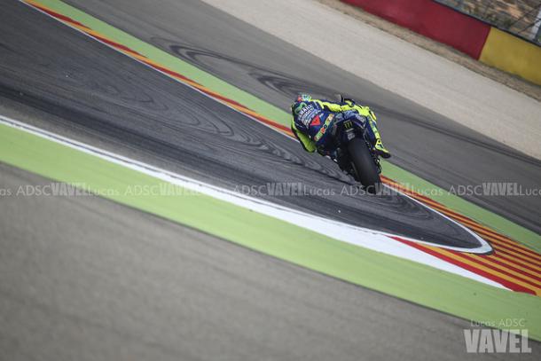 Valentino Rossi el viernes en Motorland / Foto: Lucas ADSC
