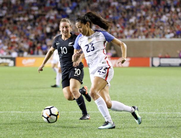 Christen Press was the big addition for Utah during the 2019 season. | Photo: Jamie Smed