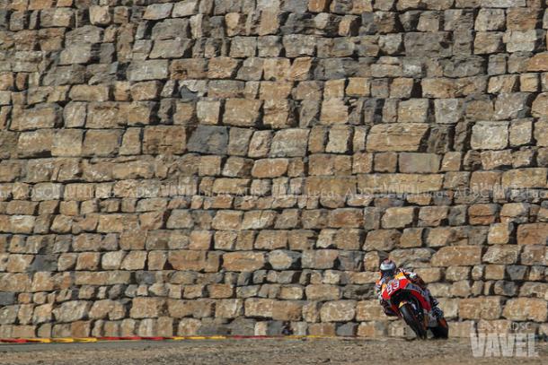 Marc Márquez durante los entrenamientos en Motorland / Foto: Lucas ADSC