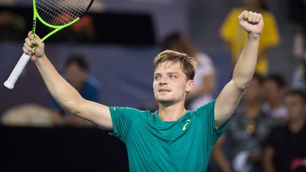 David Goffin will go for a second straight win in Shenzhen this week. Photo: ATP World Tour
