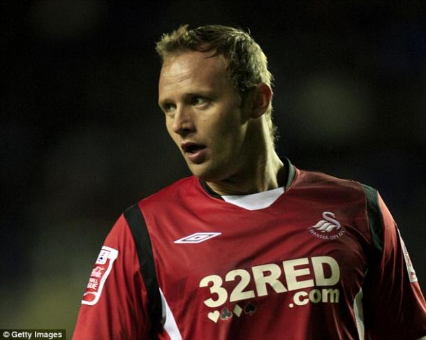 Trundle en su etapa como jugador del Swansea. Foto: Getty Images
