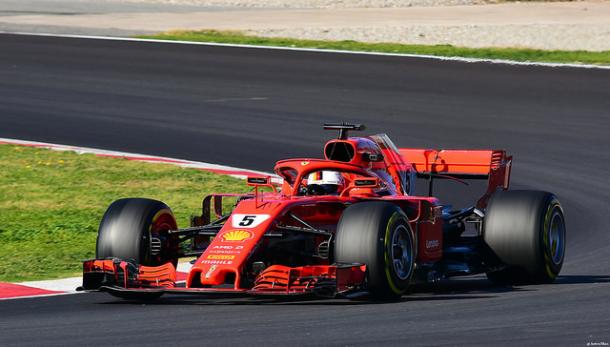 Vettel durante el GP de España | Foto: Flickr Artes Max