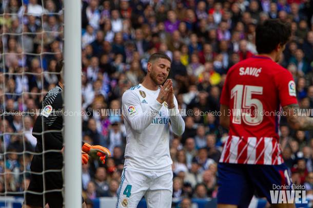 Ramos se lamenta de una ocasión fallada | Foto: Daniel Nieto (VAVEL)
