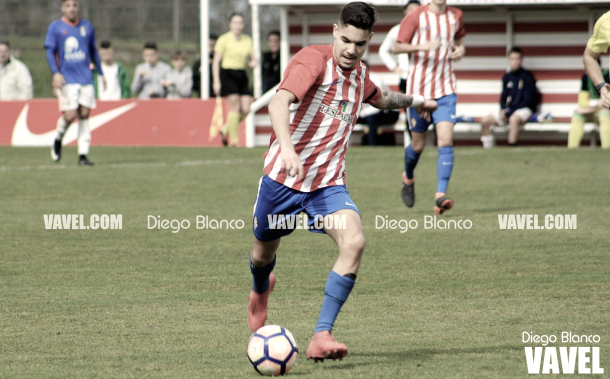 Dani Sandoval, máximo artillero del Sporting de Gijón en la División de Honor Grupo 1 | Foto del Real Sporting de Gijón