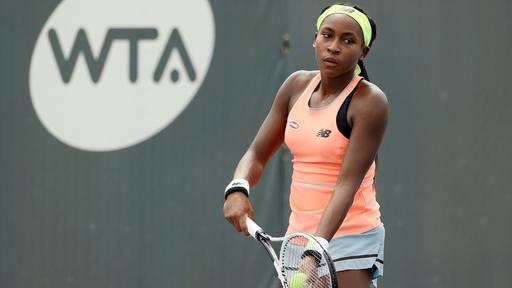 Gauff was back in action for the first time since the Australian Open/Photo: Dylan Buell 