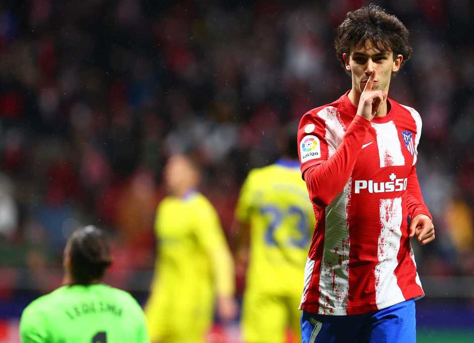 Joao Félix celebrando su gol | Foto: Atlético de Madrid
