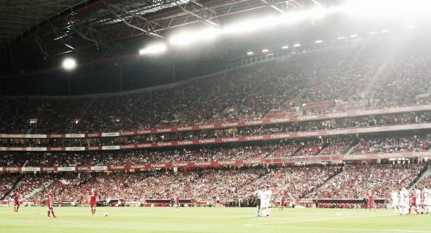 Gran marco en el Estadio da Luz. Foto:SL Benfica.