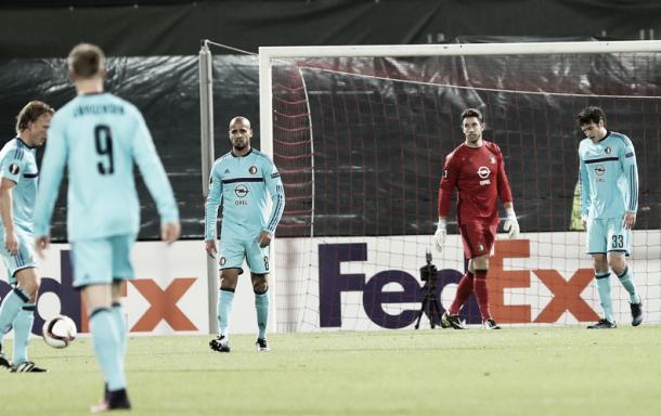 Primer gol del Fenerbahce      Foto: Feyenoord.nl