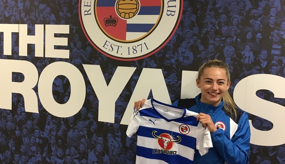 Charlie Estcourt is now a senior professional player at Reading | Source: reading.fawsl.com