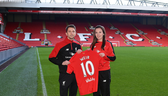 Weir will be Liverpool's new number ten. (Photo: Liverpool Ladies)