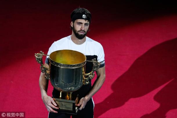 Basilashvili has made a charge up the rankings after two big titles in 2018. Photo: China Open