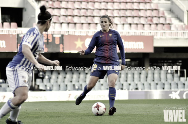 Patri Guijarro contra la Real Sociedad | Foto de Eduardo Ariño, VAVEL