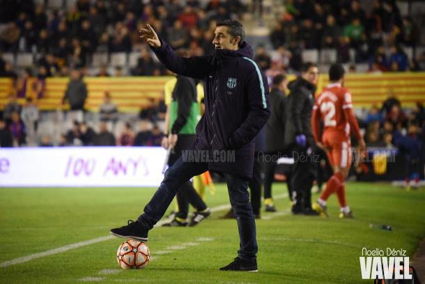 Ernesto Valverde volvió a acertar con los cambios / Foto: Noelia Déniz (VAVEL.com)