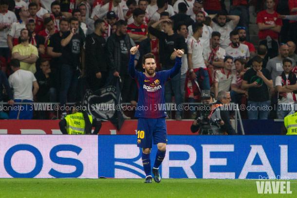 Leo Messi en la final de la Copa del Rey | Foto: Daniel Nieto - VAVEL