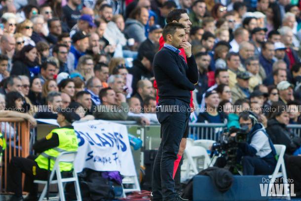 Asier Garitano durante el Real Madrid - CD Leganés | Foto VAVEL: Daniel Nieto